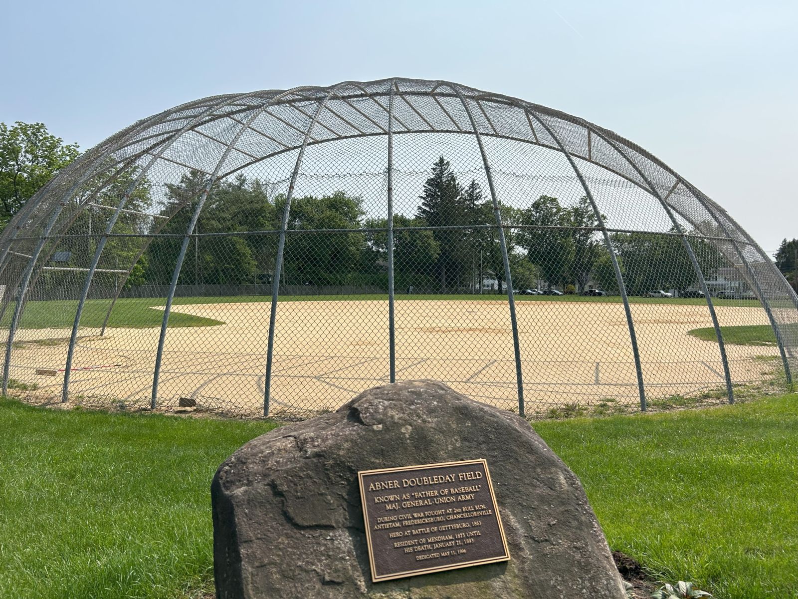 Doubleday Baseball Field with Plaque