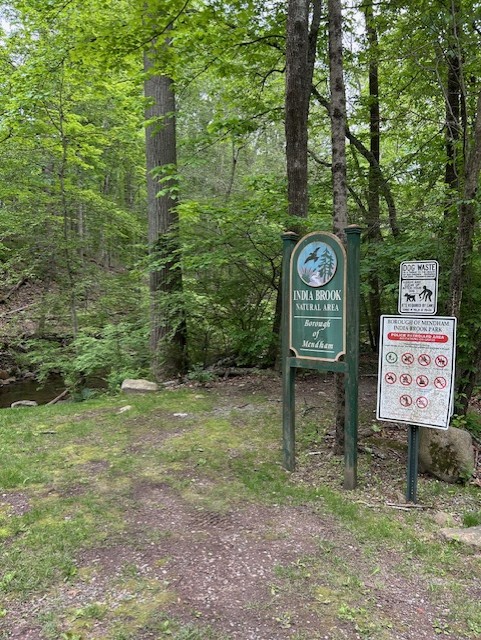 India Brook Entrance Sign