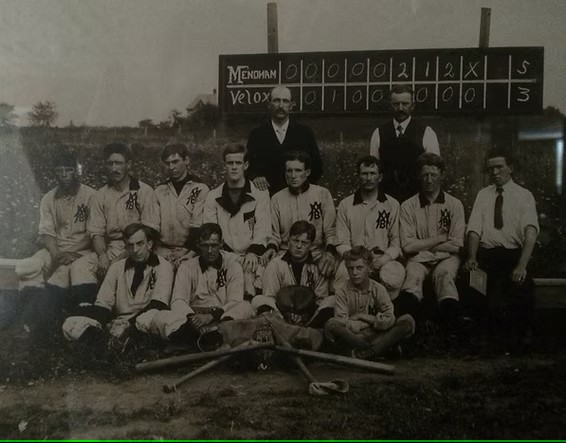 Mendham Pastime A's vs. Velox A.C. from Newark circa 1906